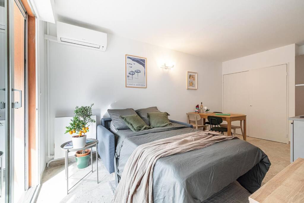 Appartement 2P Renove Avec Terrasse Au Port De 尼斯 外观 照片